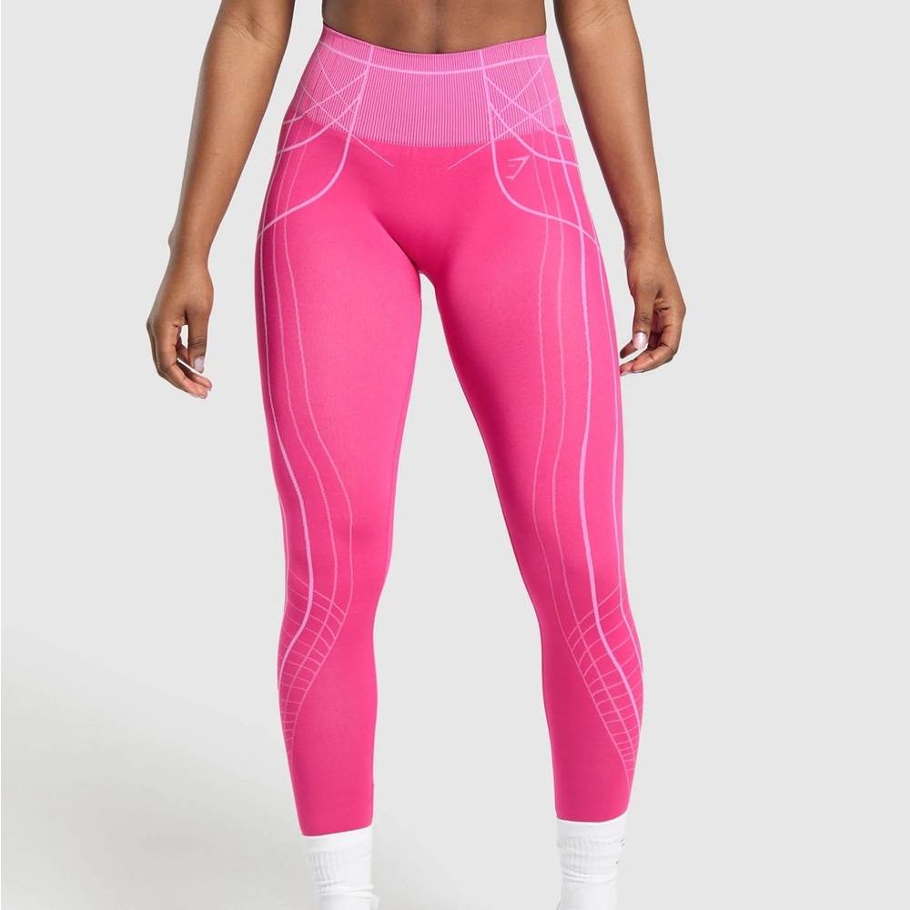 Gymshark pink apex Seamless Leggings